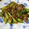 しのばぁたん's cooksnap of when they made 牛小間切れのフライパン‟焼肉”♪.