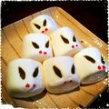 ぱやかちゃん's cooksnap of when they made 簡単お月見ﾏｼｭﾏﾛうさぎ.