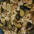 しあわせお月さま's cooksnap of when they made 豚バラとナスの炒め.