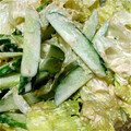 じゅんこりんりん's cooksnap of when they made 簡単!レタスとキュウリのツナマヨサラダ.