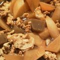 Hirorinaki's cooksnap of when they made 豚肉でこってり♪大根☆蒟蒻.