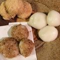 samansa's cooksnap of when they made 白玉ゴマ団子の黒蜜かけ、揚げなくてもＯＫ.
