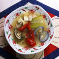 Nyat's cooksnap of when they made 冬瓜とあさりのうまみたっぷりスープ.