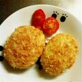 tomato83's cooksnap of when they made 揚げない☆さつま芋サラダコロッケ.