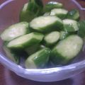 ナウちゃん's cooksnap of when they made 超簡単！塩レモンでキュウリの浅漬け.