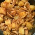 おいた☆'s cooksnap of when they made じゃがいもとウインナーのケチャップ炒め.
