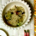 ma___111's cooksnap of when they made ソラマメとひじき&カニかまご飯.