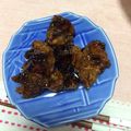 yuuukiy's cooksnap of when they made 鶏皮で1品☆甘辛炒め.