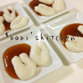 papikun's cooksnap of when they made ｵｽｽﾒ★お豆腐白玉★みたらし風.