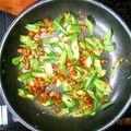 みるくたぬき's cooksnap of when they made オクラとベーコンの簡単おつまみ♪.