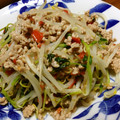 すけちち's cooksnap of when they made 超簡単♪豆苗ともやしの塩トマト炒め.
