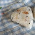 ママんま's cooksnap of when they made 梅ごま&ガリおにぎり.
