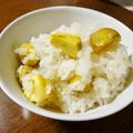 元気虫's cooksnap of when they made 栗おこわ.