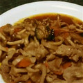 ma―chin's cooksnap of when they made かぼちゃと豚肉の簡単炒め.