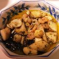 花花里's cooksnap of when they made エビとマッシュルームのアヒージョ.