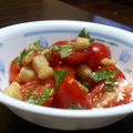 hiromi605's cooksnap of when they made トマトとクルトンのガーリック風味サラダ.