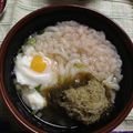 HarryLove☆'s cooksnap of when they made 温泉卵のおぼろ月見そば.