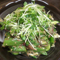 hiromi605's cooksnap of when they made オクラとミョウガの梅ごま和え.