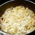 hiramenko's cooksnap of when they made 新玉ねぎの卵とじ.