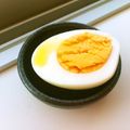 あやちん０８１６'s cooksnap of when they made ゆで卵☆オリーブ油と塩をかけるだけ.