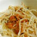 あさここなっつ's cooksnap of when they made もやしとキムチでナムル風♪.