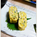 ＴＯＭＯＷＡＴ's cooksnap of when they made ちくわと大葉の卵焼き.