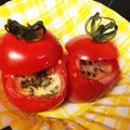 ✳︎M✳︎'s cooksnap of when they made チーズとベーコンのトマトファルシ.