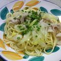 Old Moon's cooksnap of when they made 塩豚と春キャベツでパスタ*:.。..。.