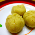 ねぎ缶's cooksnap of when they made 冷凍した栗で栗きんちゃく♪.