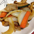 リリーペン's cooksnap of when they made かぼちゃと豚肉の簡単炒め.