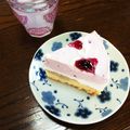 ◇林檎◇'s cooksnap of when they made ブルーベリーレアチーズムース.