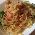 ユキチョコ♡'s cooksnap of when they made 鮭とキャベツの和風パスタ.