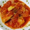 アメショのリョウちん's cooksnap of when they made タラとじゃがいものトマト煮～♪♪.