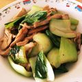 もぐもぐもも's cooksnap of when they made たっぷりのキノコとちんげん菜の炒め物☆.