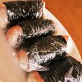 うめたま家's cooksnap of when they made 子供大好き♪ﾊﾑdeおにぎり.