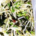 サエブタ's cooksnap of when they made もやしときゅうりとワカメのポン酢和え.