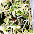 サエブタ's cooksnap of when they made もやしときゅうりとワカメのポン酢和え.