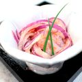 soyumina's cooksnap of when they made レッドオニオンを明太マヨで和えました.