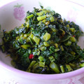 りーたみ's cooksnap of when they made 大根の葉の炒め物.