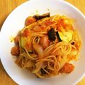 元やしゆか's cooksnap of when they made 夏野菜でトマトパスタ.