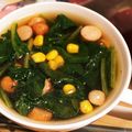sim69's cooksnap of when they made 簡単！ほうれん草のスープ「ポパイ煮」.