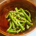 もにまん's cooksnap of when they made 八百屋だもの～三尺ささげの甘めの胡麻和え.