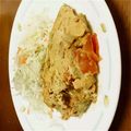 uri8000's cooksnap of when they made ２人分！あるものでオクラ卵トマトの炒め物.