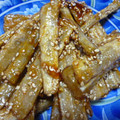 にこにこのの's cooksnap of when they made 甘辛揚げごぼう.
