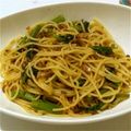 亜矢佳's cooksnap of when they made つるむらさきとベーコン☆めんつゆパスタ.