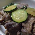 ロシアン's cooksnap of when they made ささっと韓国食★ズッキーニと薄切りラム肉.