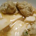 kucina's cooksnap of when they made 鯵のすり身団子と☆豆腐の煮物.