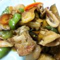 きららたけ's cooksnap of when they made 夏野菜と豚肉のスイチリ炒め.