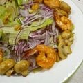 Haru Haru's cooksnap of when they made 海老のスパイス炒め　胡瓜＆オニスラ添え.