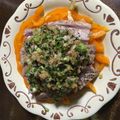 toko3y's cooksnap of when they made マグロのステーキ　～ミディアムレア～.